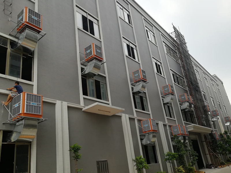 廣州五金廠沖壓車間環(huán)?？照{(diào)安裝案例